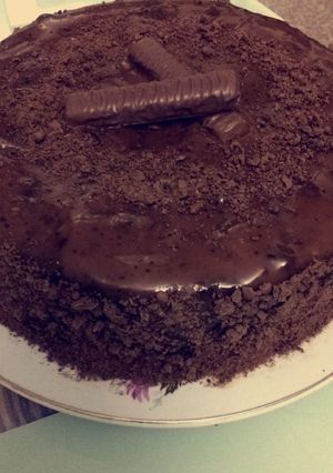 صورة لوصفة كيكة الشوكولا