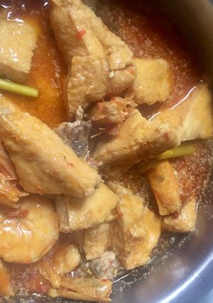 Foto resep Gulai Tahu Ayam dan Udang
