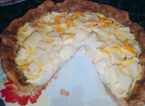Una foto de Tarta de palmitos y queso!😊