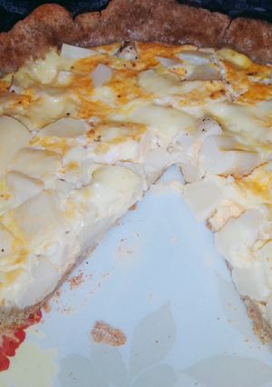 Una foto de Tarta de palmitos y queso!😊
