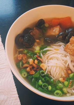 Hình của món Bún chay.