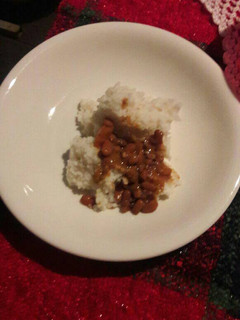 A picture of Brown beans cooked simple.