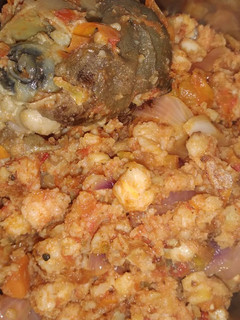 A picture of Jollof Corn.