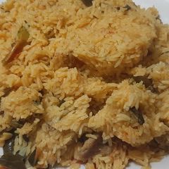 A picture of Hyderabadi Mutton tahari.