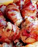 Baconba tekert rozmaringos csirkemell