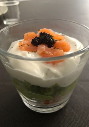 Une photo de Vermine saumon avocat