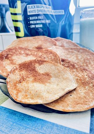 Banános protein palacsinta recept fotója