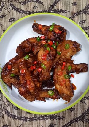 Foto resep Chicken Wings Saus Barbecue