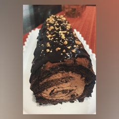A picture of Chocolate Swiss Roll! 🍫🍥.