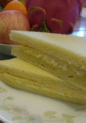 Foto resep Sandwich mayonaise telur keju
