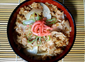 รูปของ ข้าวหน้าหมูแบบหุง