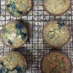 A picture of Blueberry Oat Muffins.