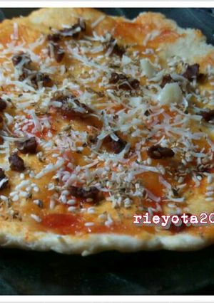 Foto resep Pizza teflon kriuk no ragi simpel
