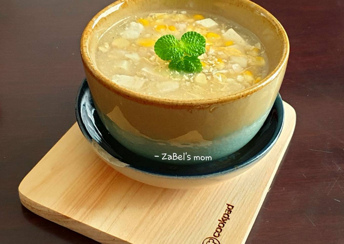 Sop Jagung Ayam Tofu