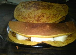 Una foto de Cachapas de Zanahoria