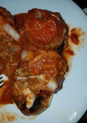 A picture of Crockpot Cheese Stuffed Meatballs.