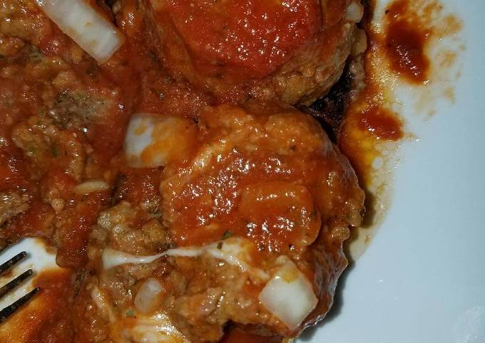 Recipe of Super Quick Homemade Crockpot Cheese Stuffed Meatballs