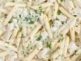white sauce pasta