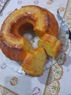 Una foto de 😋Budín de Naranja con glasé de Limón😋