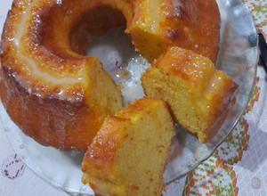 Una foto de 😋Budín de Naranja con glasé de Limón😋