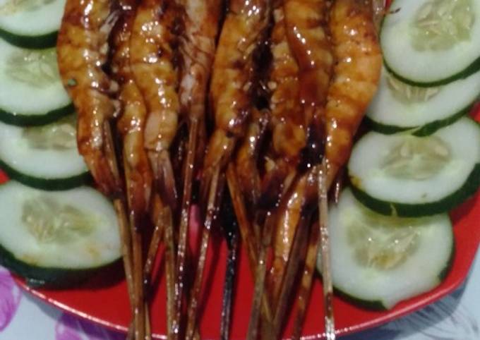 Udang bakar saos asam manis