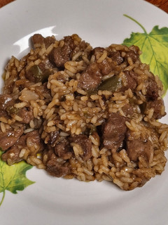 Una foto de Arroz con carrillada
