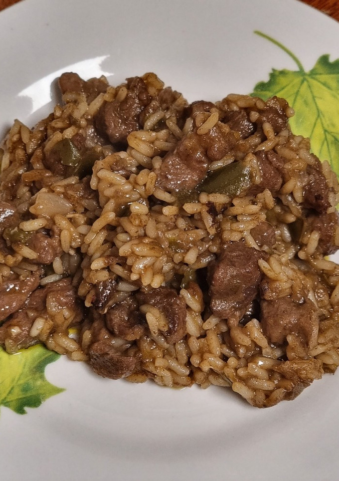 Una foto de Arroz con carrillada