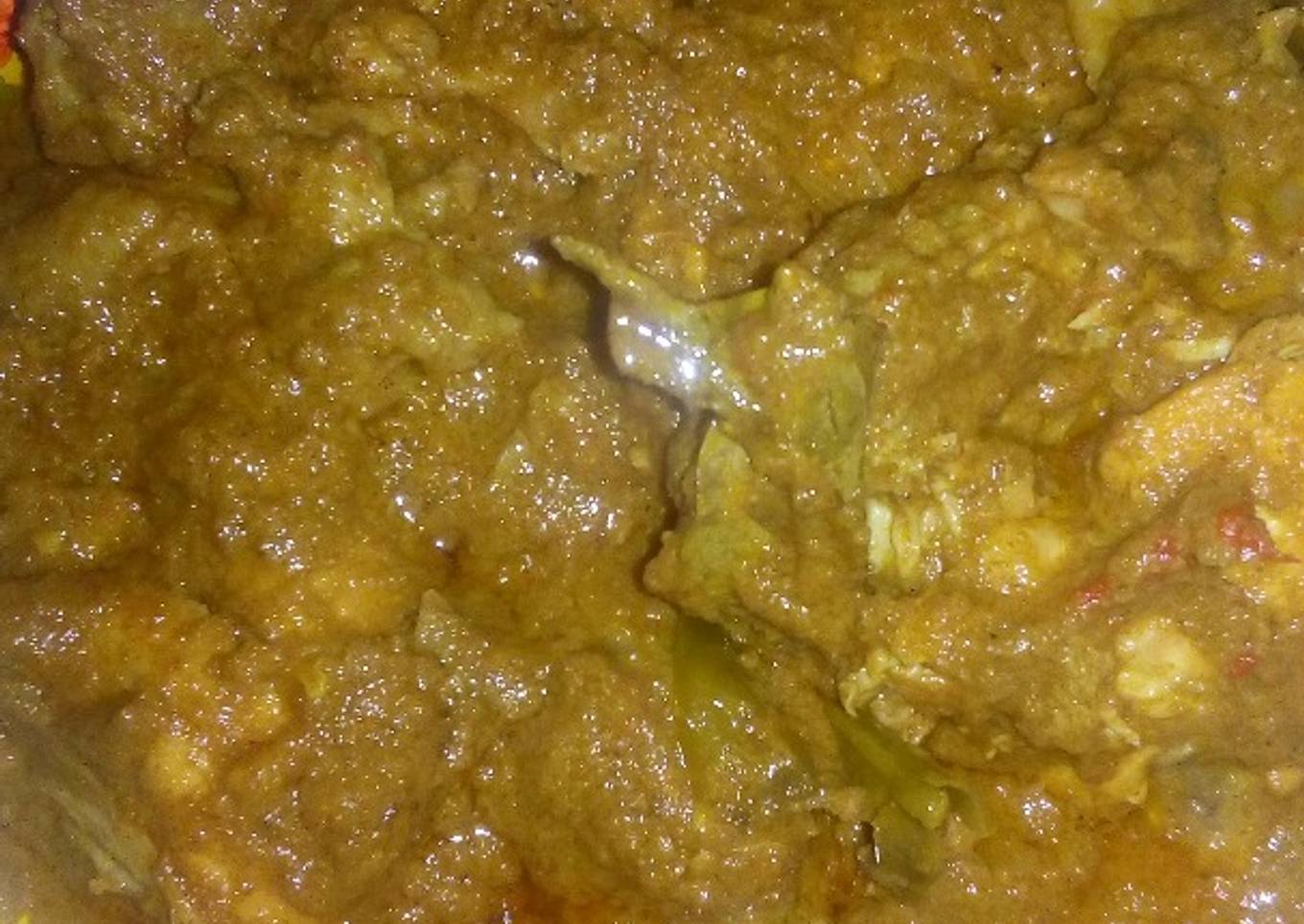 Rendang Ayam (tanpa daun kunyit)