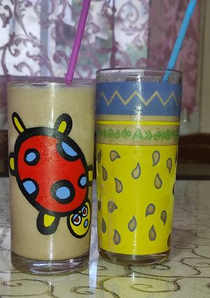 Φωτογραφία της συνταγής Smoothie με παγωτό και μπανάνα 🍨🍌