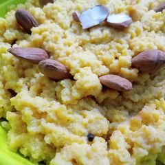 A picture of Anday ka halwa.