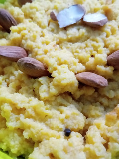 A picture of Anday ka halwa.