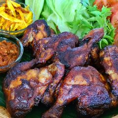 Grilled Chicken (Ayam Panggang Wong Solo) A picture of Grilled Chicken (Ayam Panggang Wong Solo).