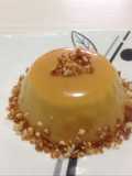 Mousse de peras con glaseado de Caramelo