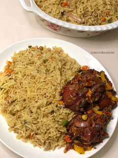 A picture of Tuna rice.