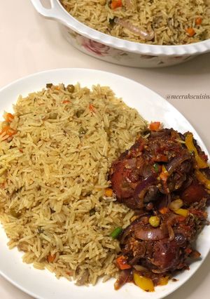 A picture of Tuna rice.