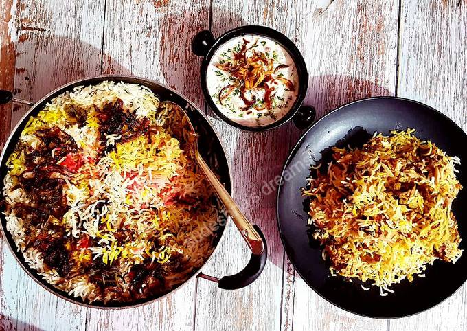 Hyderabadi Chicken Dum Biryani