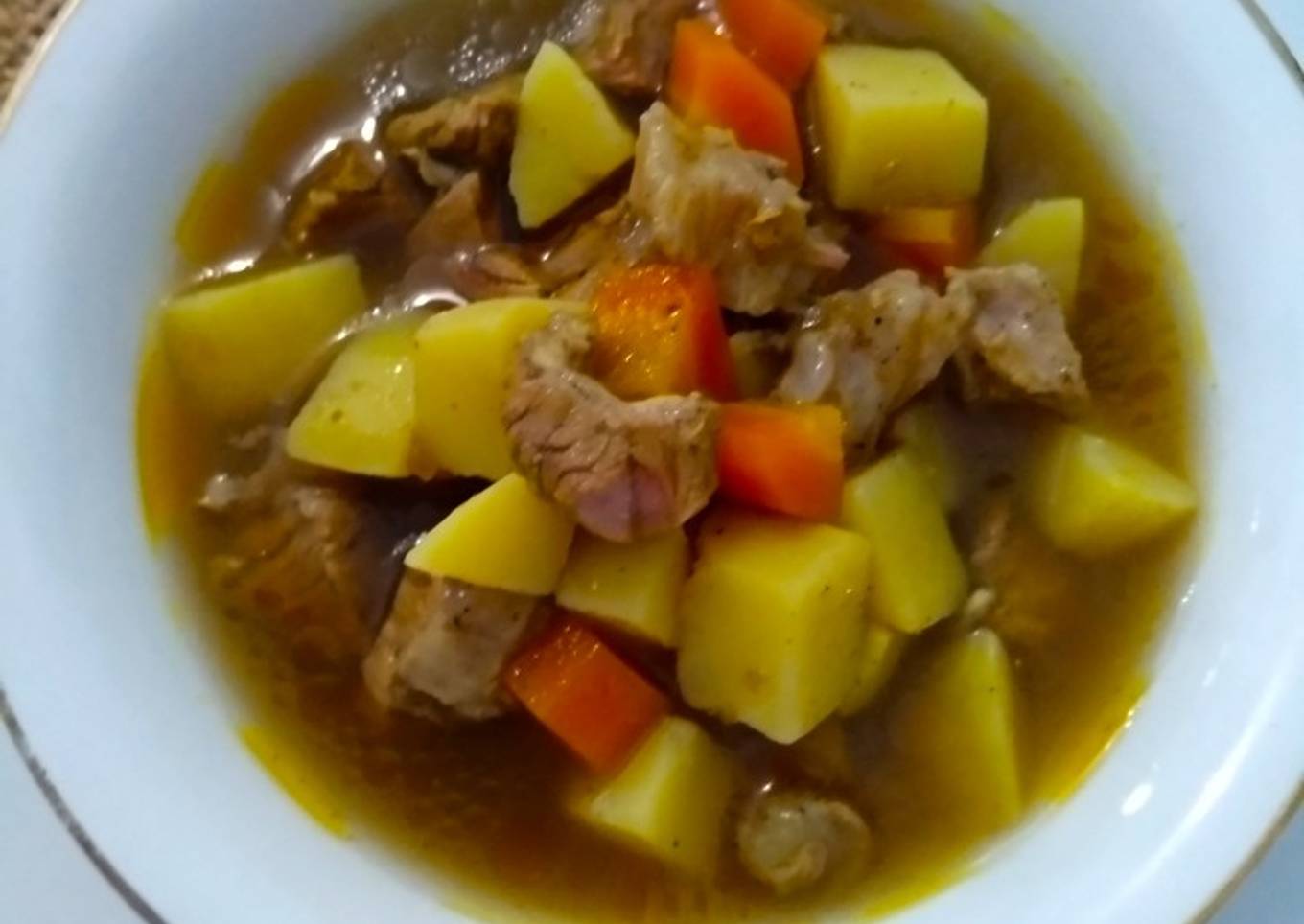 Curry/Kare daging sapi super praktis