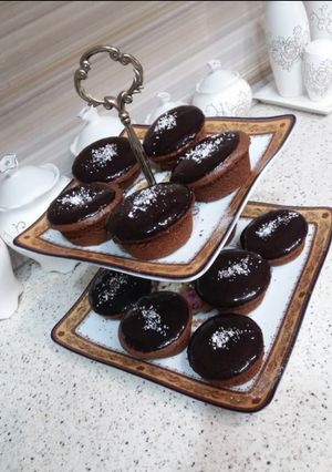 عکسی از دستور کاپ کیک شکلاتی🍫🤎