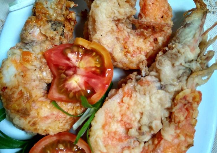 Resep Udang goreng krispy Anti Gagal