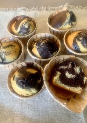 Une photo de Muffins marbrés au yaourt