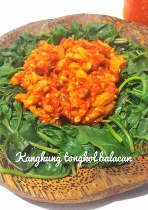 Foto resep Kangkung Tongkol Balacan