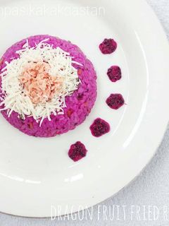 Foto resep Dragon Fruit Fried Rice - MPASI