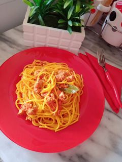 صورة لوصفة سباغيتي باللحم المفروم بصلصة رائعة 🍝👌