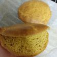 Pan de pita con harina de garbanzos y queso