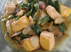 Foto resep Tumis daun bawang merah