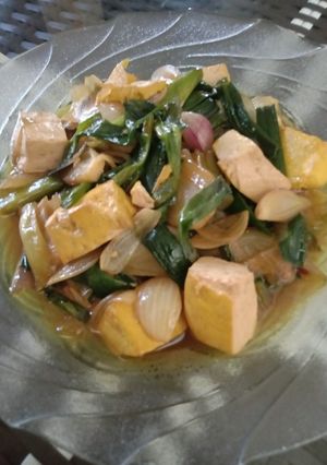 Foto resep Tumis daun bawang merah