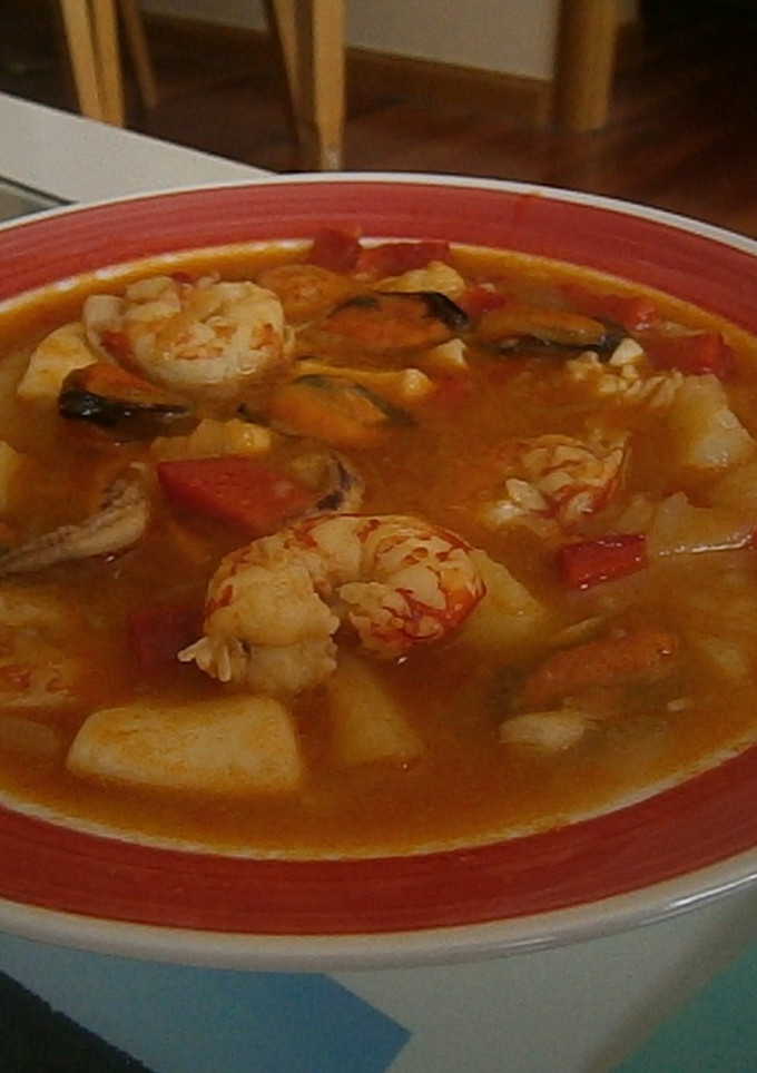 Una foto de Patatas a la marinera