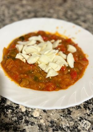 Una foto de Pisto con huevo (Thermomix)