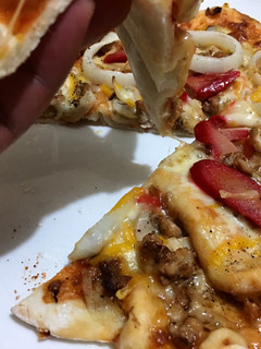 A picture of Homemade Pizza from Leftovers.