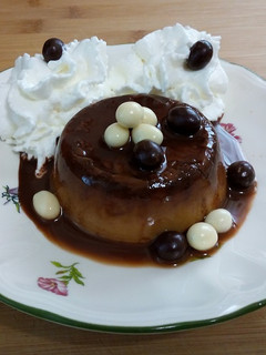 Una foto de Flan de Dulce de Leche
